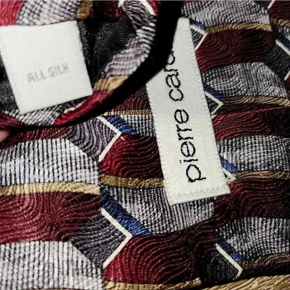 Lot of 3 Designer Silk Ties! Vintage Harve Benard + Pierre Cardin + J. Garcia - Picture 9 of 9